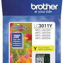 Brother Printer LC3011Y Single Pack Standard Cartridge Yield Up To 200 Pages LC3011 Ink Yellow