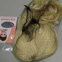 morvally Short Blonde Wavy Bob Wig with Bangs for Women 16 Inches Natural Synthetic Hair Wavy Wigs