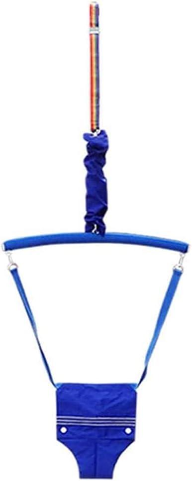 2-in-1 Baby Jumper Swing, Door Jumper for Baby with Adjustable Strap, 6 Months and Up (Blue)