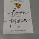 Pizza Bar Table Sign  All you need is Love and Pizza, Perfect for Bridal Shower and Baby Shower, Summer Wedding Decorations, Graduate, Retire, 8×11 Wooden Party Sign with Stand