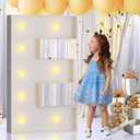 imprsv 3FT Marquee Letters, Mosaic Light Up Letters for Birthday Baby Shower Wedding Engagement Party Backdrop Decor, Large Marquee E for Party Decorations