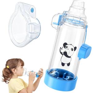 Inhaler Spacer for Adult and Kids NESSI OTC SPACER (Panda/Blue/kids)