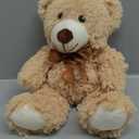 Teddy Bear Stuffed Animal, 12inch Teddy Bear Plush Toy, Birthday Valentine's Day Xmas Gifts for Kids Boys Girls Friends (B-Light Brown)