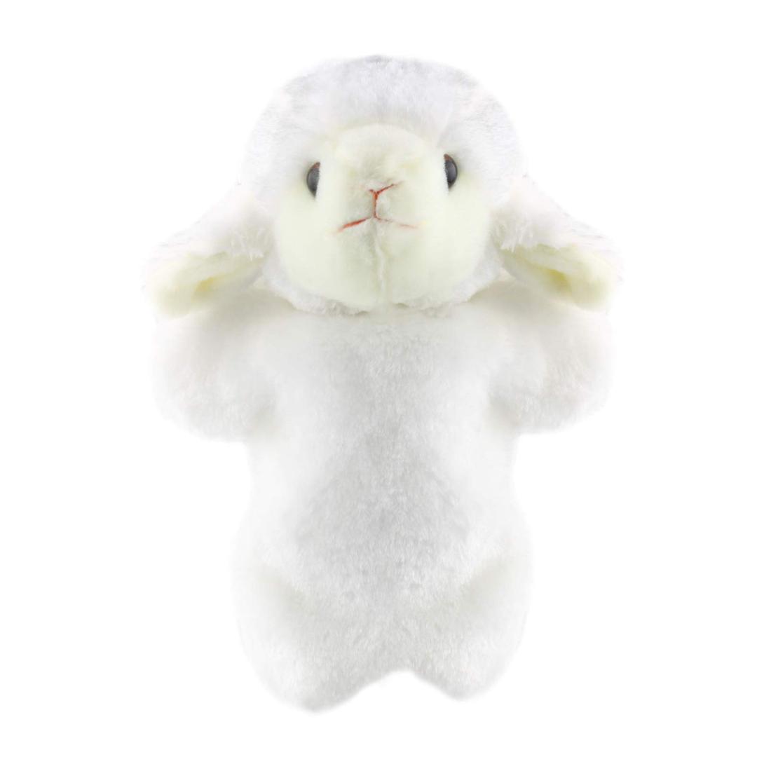 Cute Plush Hand Puppet Soft Stuffed Animal Toy (SO-26 Sheep-White)