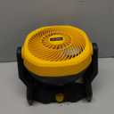 Battery Operated Fan Compatible with Dewalt 20V Max Battery with AC Adapter, Up to 650 CFM & Variable Speed, Low Noise 30dB, Portable Fan for Indoor/Outdoor Jobsite, Camping (Tool Only)