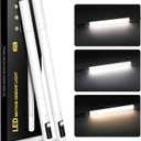 Under Cabinet Lights with Battery Percentage Display, 15.2inch