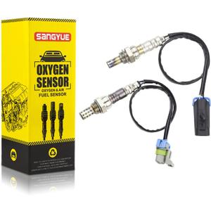 Oxygen O2 02 Sensor 1 & 2 for 2010 2011 2012 2013 2014 Chevrolet Chevy Equinox 2.4L GMC Terrain 2.4L Upstream + Downstream 2PCS