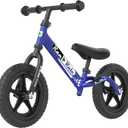 RoyalBaby Toddler Balance Bike for 2 to 5 Years Old Boys Girls Toys Gift, Lightweight Adjustable Seat and Handlebar Training Bicycle 12 Inch Wheel (Blue)