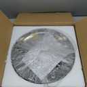 11.8" Modern LED Crystal Chandelier-Flush Mount Ceiling Light Fixture with K9 Crystals,Stainless Steel Small Chandelier for Bedroom Dining Room Hallway Entryway Foyer Closet,Energy Efficient 6500K (MC002-Cool)