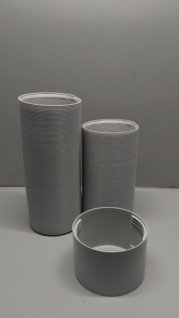 Flat Air Conditioning Exhaust Hose Adapter, Air Conditioning Hose Adapter for 130 mm/150 mm Diameter, Exhaust Hose Air Conditioner Window for Mobile/Car Air Conditioner