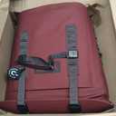 YETI Hopper M12 Backpack Soft Sided Cooler with MagShield Access, Wild Vine Red