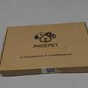 PHOEPET No Pull Dog Harness Medium Reflective Front Clip Vest with Handle,Adjustable 2 Metal Rings 3 Buckles,[Easy to Put on & Take Off](M, Black)