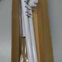 Tension Curtain Rod 30 To 49 Inch White Tension Rods Adjustable Spring Loaded Curtain Rods 7/8" No Drilling Tension Rods For Windows Bedroom Closet Doorway Door