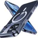 Magnetic Shockproof for iPhone 17 Pro Max Case,[Camera Protection][Compatible with Magsafe][Non-Slip][Mil-Grade Protection] Anti-Yellow Translucent Matte Phone Case for iPhone 17 Pro Max,Clear