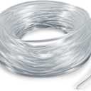 Woanger Vinyl Sling Chair Spline Outdoor Patio Long Solid Awning Cord Replacement Fabric Sling Chair Spline Replacement for Outdoor Patio Lawn Garden Pool Furniture(49 ft,1/4")