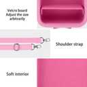 Camera Case for VJIANGER/VETEK/NIKICAM/Yatao 4K Vlogging Camera,Carrying Case Holder for 4K Vlogging Camera and Accessories(Pink Case)