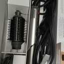 Shark FlexFusion Hair Dryer with Fusion Hair Brush, Ceramic Air Styler with Auto-Wrap Hair Curlers & Concentrator, Ceramic Plates, Metallic Mist HD641