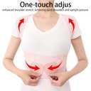 Back Brace Posture Corrector for Women and Men Full Support for Posture Correction & Scoliosis Hunchback Corrector de Postura para Hombre y Mujer Upper Thoracic Back Straightener Pink, X-Large (Pink, XL)