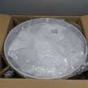 20" Gold Fandelier Ceiling Fans with Lights, Crystal Boho Chandelier Ceiling Fan with Light Remote Control, 6-Speed for Bedroom, Living Room, Nursery (White)