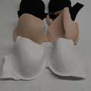 Fruit of the Loom Women's Smooth Cotton T-Shirt Bra Pack - Ultra-Soft, Flexible, and Invisible Under Tees (36DD)