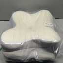 Neck Pillow Patented Contour Design with Premium Memory Foam for Neck Pain Relief Adjustable for All Sleepers