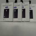 SPOTMINDERS Apple MFi Certified Credit Card Wallet Tracker PRO 4-Pack (iOS Only) Works with Apple Find My Rechargeable Tracking Card for Wallet IP68 0.07in Slim iPhone Item Finder for Luggage or Purse