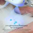 PAKEWAY Pet Nail Clipper with LED & -U-V Light, Cat Claw Trimmer with Ultra Bright LED Light for Nail Bloodline to Avoid Over Cutting, Sharp Angled Blade Grooming Tool for Dog Cat Rabbit Small Animals (Green)