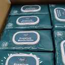 720 Count (12 Packs of 60) Wipes for Adults, 8" x 12" Extra Large Wet Wipes for Incontinence & Cleansing, Disposable Body Shower & Bath Wipes for Elderly Bathing No-Rinse - Vitamin E & Aloe