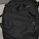 ECOHUB 17" Small Travel Backpack, United Airlines Personal Item Bag 17x10x9 with 16 Pockets, Water Resistant Rucksacks Fit 15.6" Laptop, AirTag Pocket, Lightweight Casual Daypack, 25L, Black (17 inch underseat)