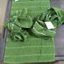 Fiesta Set of Towels Pack Of 4 Green and White