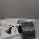 Garden Hose Holder Freestanding for Outside with Tool Storage Heavy Duty 2MM Carbon Steel (Deep Grey, Carbon Steel)