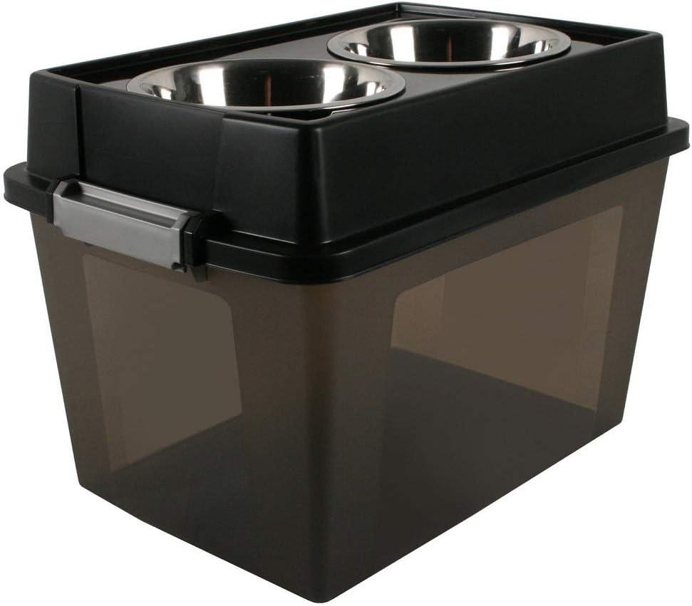 Elevated Pet Bowls with Storage 