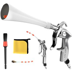 Tornado Dry Cleaning Gun Detailing Interior Dryer Air Blow Gun,Car Detailing Kit Interior Cleaner,Car Detailing Tools for Car Quickly Blasts Dirt and Dust Works with Air Compressor