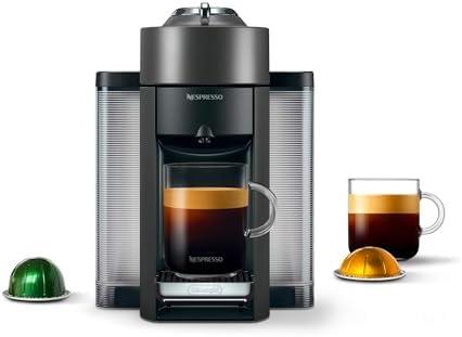Nespresso Vertuo Coffee and Espresso Maker,1597 ml, by De'Longhi, Graphite Metal