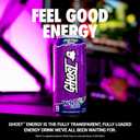 GHOST Energy Drink - 12-Pack, Welch's Grape, 16oz Cans - Energy & Focus & No Artificial Colors - 200mg of Natural Caffeine, L-Carnitine & Taurine - Gluten-Free & Vegan (EXP 10/31/26)