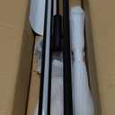 Black LED Chandelier for Dining Room, 27.76in Dimmable 4-Lights Modern Ceiling Pendant Light Fixture for Kitchen Living Room Entry Foyer 3000K/4000K/5000K 24W