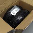 10" Solid Rubber Tires, 4.10/3.50-4 Tire and Wheel Flat Free, 2-Pack with 3/4" Bearings, 2.17"Offset Hub for GOR Garden Cart, Wheelbarrow, Trolleys, Hand Trucks & Yard Trailers