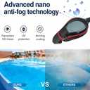 Swim Goggles - Swimming Goggles Advanced Nano Anti-Fog Anti-UV Swimming Goggles for Adult Men Women