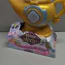 Magic Mixies Magic Genie Lamp with Interactive 8" Blue Plush Toy and 60+ Sounds & Reactions. Unlock a Magic Ring and Reveal a Blue Genie from The Real Misting Lamp. Gifts for Kids, Ages 5+