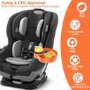 Car Seat Snack Tray for Kids: 2PCS Kids Car Seat Tray with Cup Holder, Toddlers Road Trip Essential, Travel Snacks Food Plate for Stroller, Boosters with a Cup Holder (Orange)