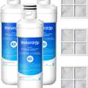 Waterdrop ADQ747935 LT1000PC Replacement for LG LT1000P/PC/PCS ThinQ Refrigerator Water Filter, LFXS26973S, LMXS28626S, LMWS27626S, LFXS28596S, ADQ74793501 and LT120F, 3 Combo