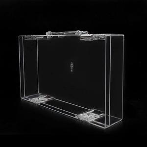 High Transparency Visible Plastic Box Clear Storage Case with Lid Use for Organizing Jewelry, Tools, Office supplies, Pet supplies, DIY materials,Use as handbags