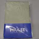 MIULEE Sage Green Thermal Insulated Curtains 96 Inch Long 2 Panels Set for Summer Heat Blocking Non See Through Privacy Thick Semi Sheer Light Filtering Back Tab Window Drapes for Bedroom Living Room