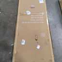 Sweetcrispy Arched Full Length Mirror with LED Lights, 61"x17" Lighted Floor Mirror with Dimming & 3 Color Lighting, Stand for Bedroom, Dressing Room