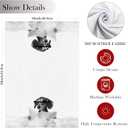 Dachshund Gifts Hand Towels for Bathroom Set of 4, Dachshund Bathroom Decor, Weiner Dog Gifts for Women, Wiener Dog Hand Towels for Home Decor, 24x16 Inch