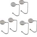 Anti-Slip Bag Hangers 6 Pack Purse Hooks for Table Handbag Holders Elegant Bag Hangers 30mm Diameter