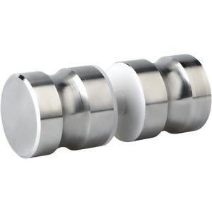 Alise Shower Glass Door Handle,Sliding Shower Doors Knob,Double Side Back-to-Back Pull Hardware Replacement Parts for Glass Doors,Solid SUS304 Stainless Steel Brushed Nickel