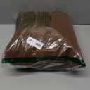 SOMTHRON Men's Casual Trench Coat Mid Long Single Breasted Slim Fit Peacoat Notched Lapel Winter Business Overcoat (3X-Large, Brown)