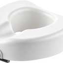 5" Locking Toilet Seat Riser,Elevated Raised Toilet for Senior