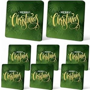 8 Pcs Christmas Cushion Covers Patio Stretch Outdoor Cushion Cover Farmhouse Classic Decorative Replacement Furniture Sofa Couch Slipcover Seat Protector, Home Decor(White Floral)